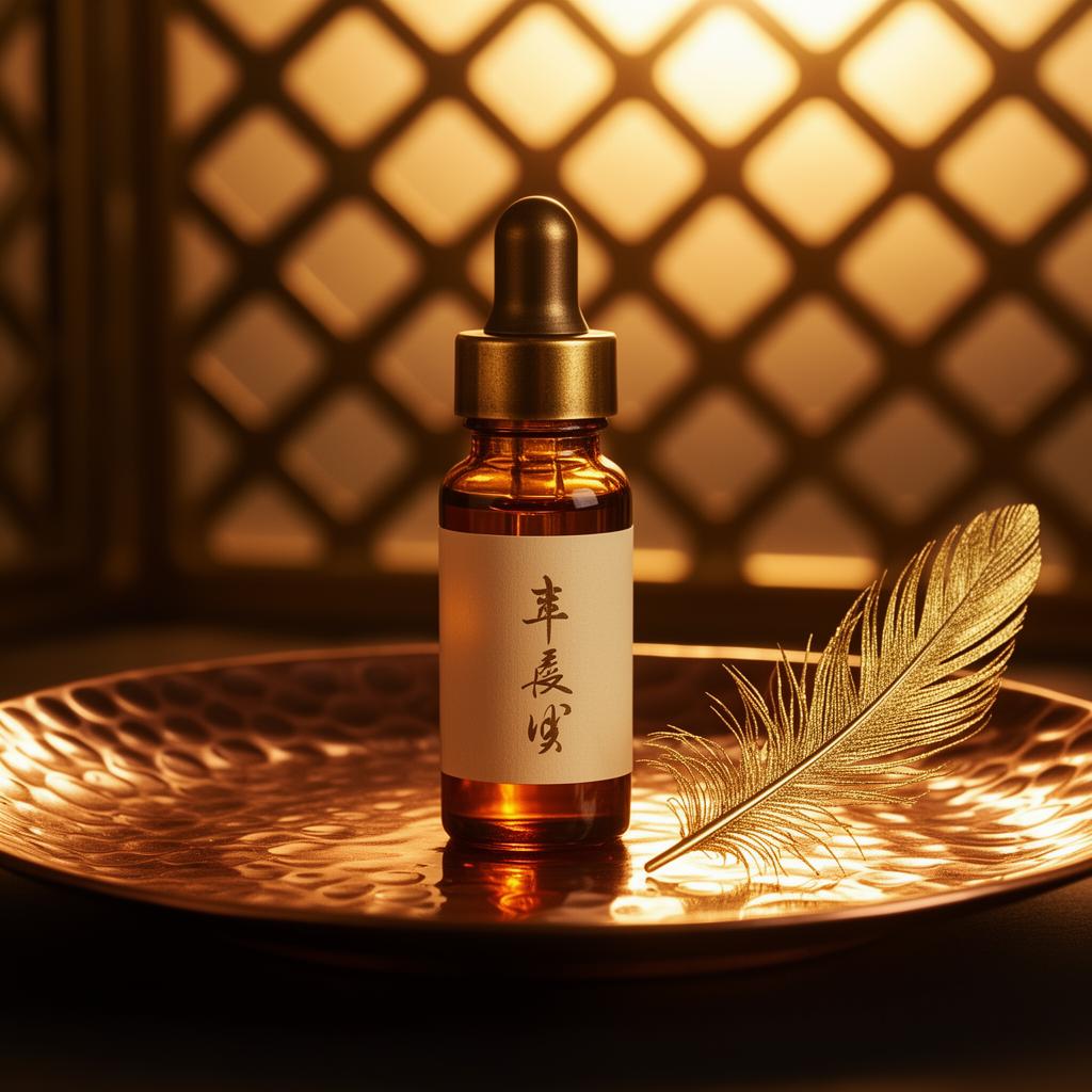 JUNSUI Hari — The Tautness — single ampoule editorial photograph.