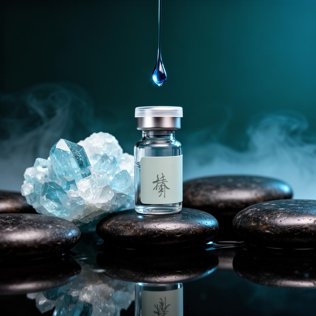 JUNSUI Mizu — The Hydration — single ampoule editorial photograph.